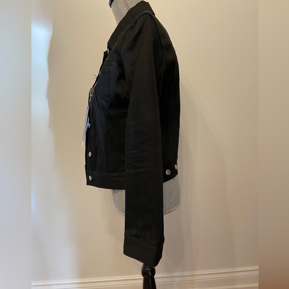 Acne Studios Bla Konst Black Denim Jacket - Picture 5 of 9